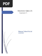 Microwave Optics (3) : Sleman Nabeel Sa'ad