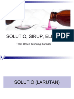 2. Solutio, Sirup, Elixir