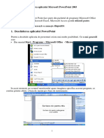 Introducere: Utilizarea Aplicatiei Microsoft Powerpoint 2003