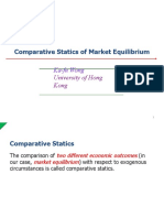 Comparative Statics of Market Equilibrium: Ka-Fu Wong