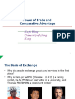 Power of Trade and Comparative Advantage: Ka-Fu Wong