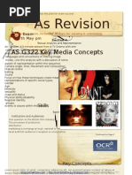 As Revision: AS G322 Key Media Concepts