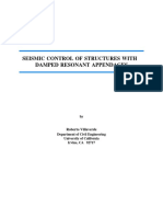 Seismic Control of Structures With Damped Resonant Appendages