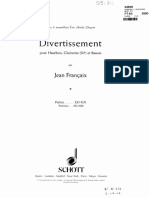 Francaix - Divertissement (Oboe, Clarinet, Fagot)