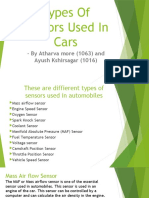 Sensors Used in Cars