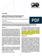 SPE 29694 Seafloor Monitoring For Synthetic-Based Mud Discharged in The Western Gulf of Mexico