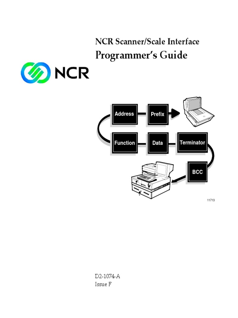 NCR ScannerScale ProgrammingGuide PDF Barcode Image Scanner