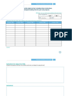 Participant Tracking Form Template