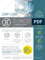 Causes and Risk Factors of Chronic Post-Surgical Pain (CPSP
