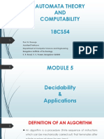 Automata Theory and Computability