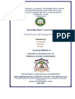 "Fitwel Tools and Forgings PVT - LTD.": Sri Siddhartha Academy of Higher Education