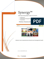 Synergy™: EAM Operating Model Table of Contents