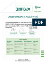 Certificado Café