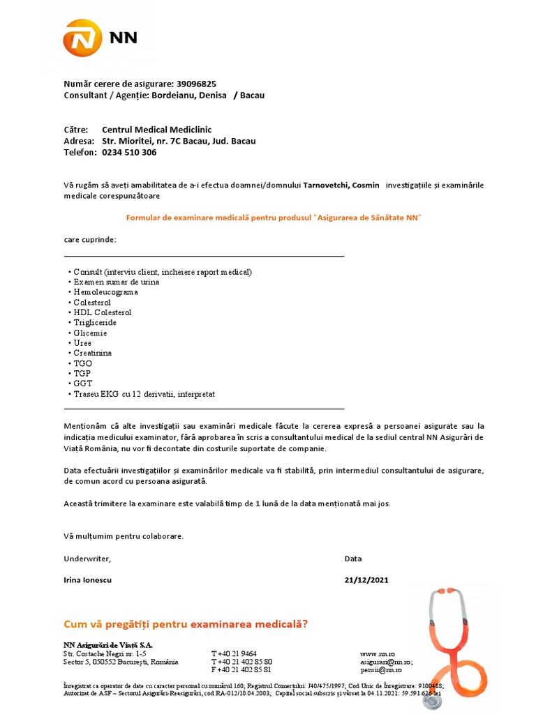 TheodorJianu MedEx Form | PDF