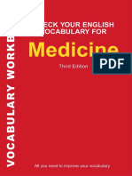 Check Your English Vocabulary For Medicine