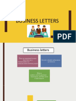 Business letters