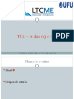 TC1 - Aulas 3 e 4 - 1 2018