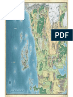 Mappa Costa della Spada D&D Forgotten Realms