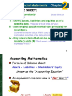 A Balance Sheet:: More On Financial Statements Chapter