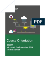 40567a Microsoft Excel Associate 2019 Ebook