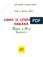 Limba Şi Literatura Română: Clasa A IV-a