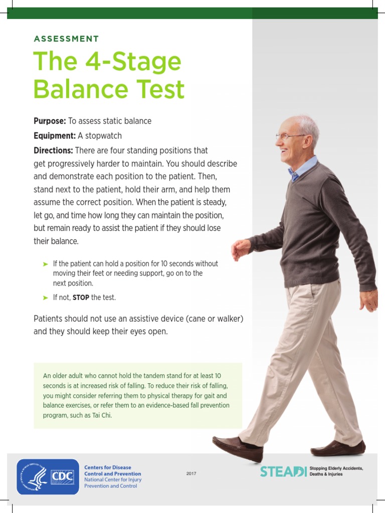 standing balance test