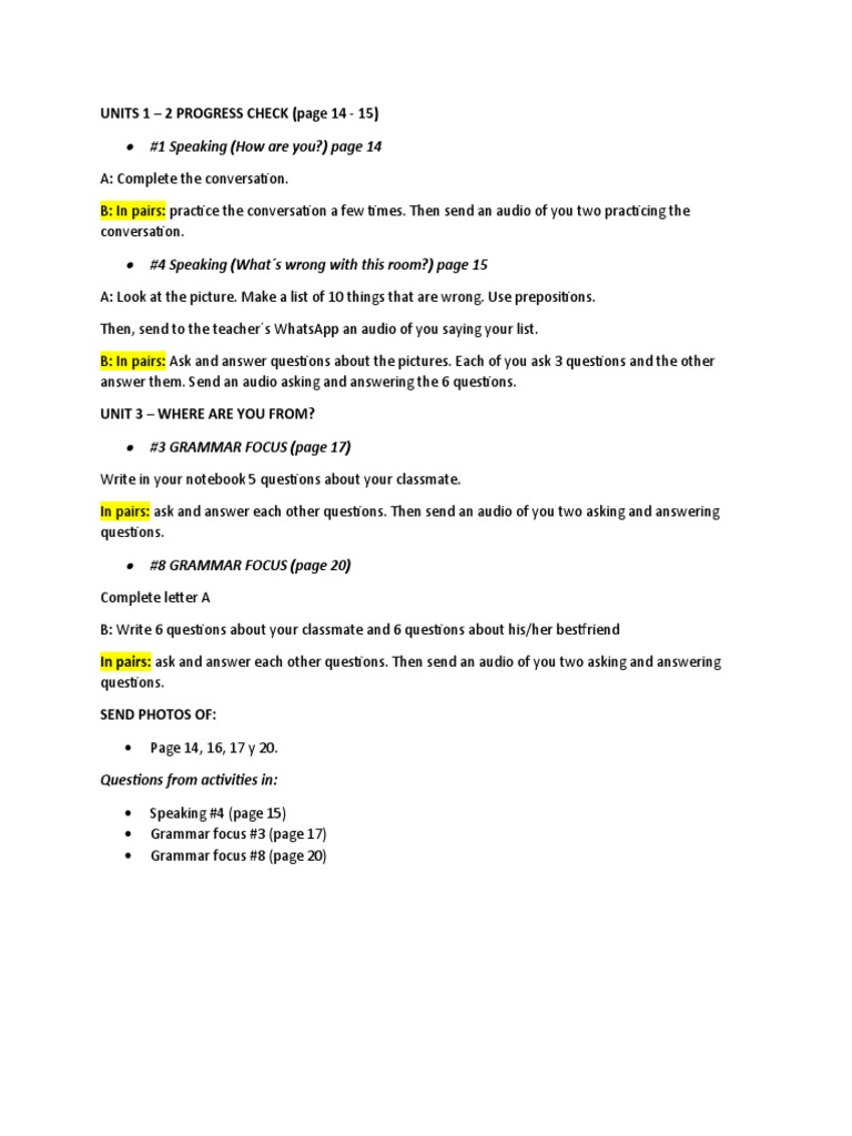 Homework Nov 7th | PDF | Crecimiento personal y profesional | Artes del ...