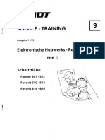 Fendt Servic Training Elektronische Hubwerks Regelung EHR D Schema