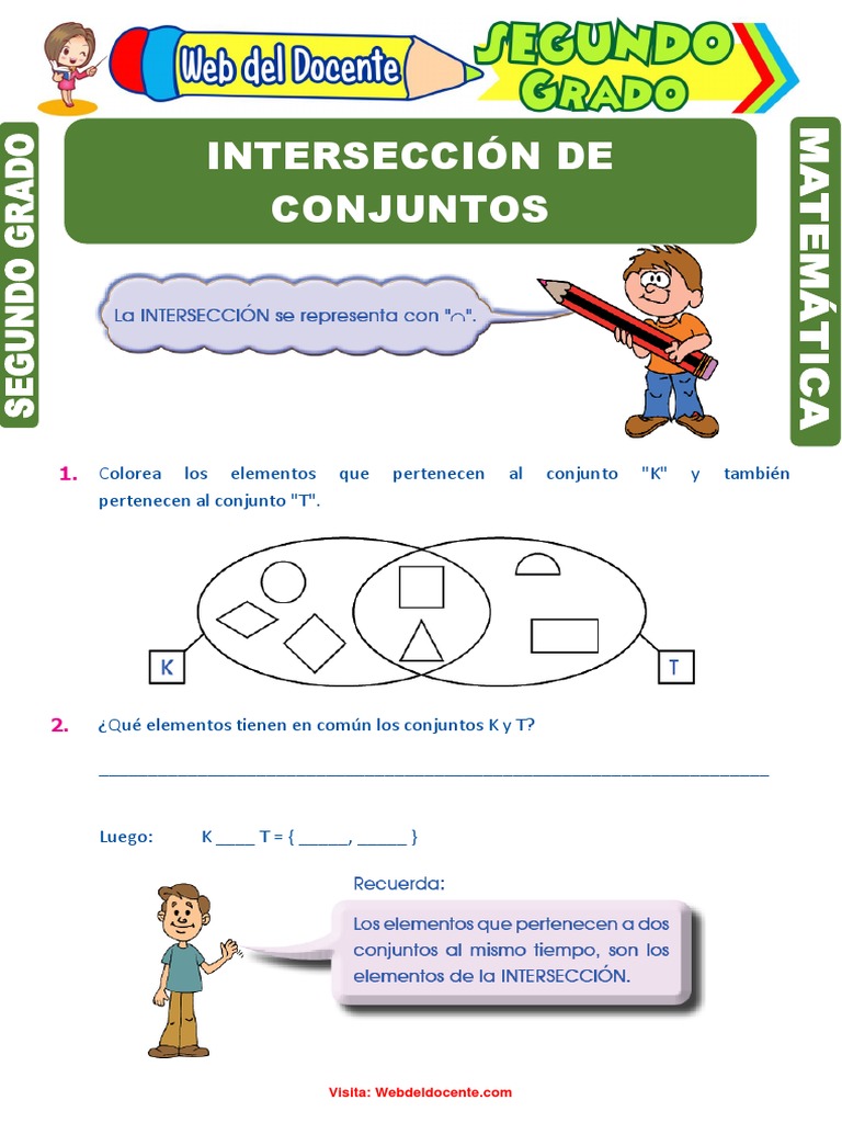 Intersección de Conjuntos para Segundo Grado | PDF | Informática