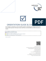 Orientation Guide & Checklist