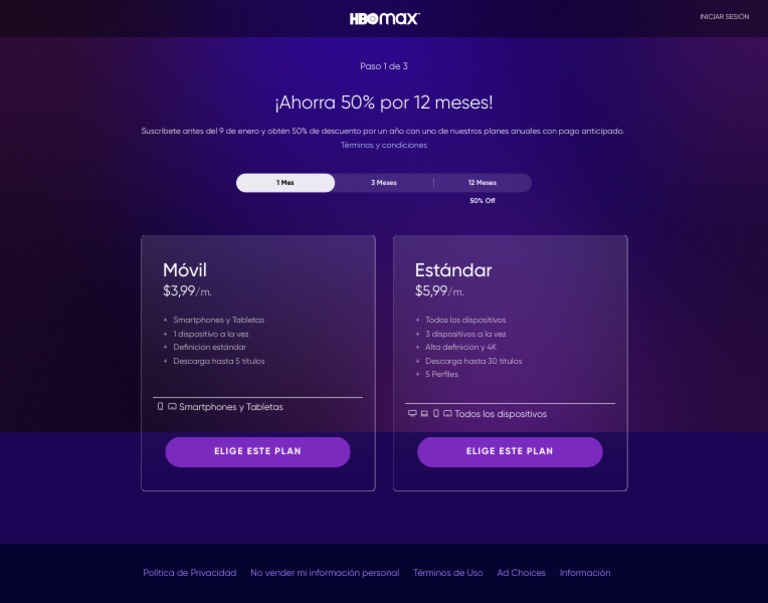 Ahorra 50% en HBO Max por 12 meses | PDF