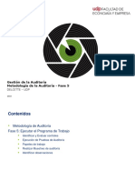 Metodología de La Auditoría - Fase 5