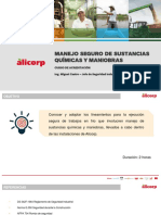 Manejo Seguro de Sustancias Químicas y Maniobras - Permiso en Frio