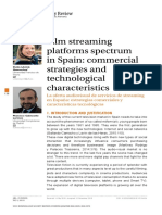 Film Streaming Platforms Spectrum in Spain - Commercial Strategies and Technological