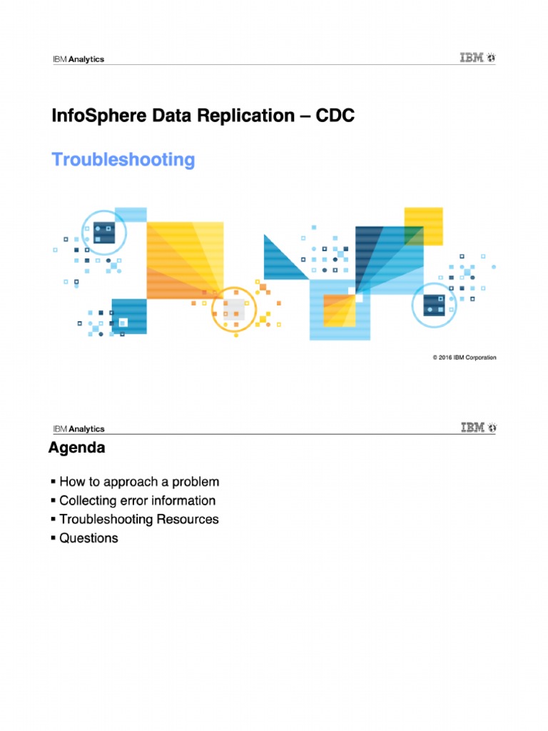 InfoSphere Data Replication CDC Troubleshooting Manualzz PDF