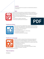 Semana 2 Tipos de Planificación