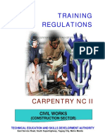Carpentry NC II - 21 Days