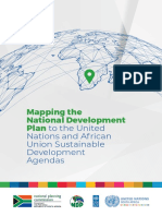 Mapping The National Development Plan To The United Nations and African Union Sustainable Development Agendas 17 June 2021