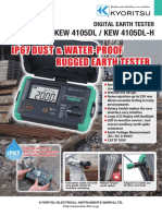Ip67 Dust & Water-Proof Rugged Earth Tester