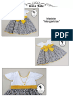 Dois Vestidos-Temático de Natal e Margaridas - 5 Anos - Molde Gratuito Dona Fada- RLevy