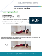 EXERCISE TECHNIQUE - at Home Exercises: PLANK (4 Progressions)