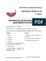 IT 05 - SEPARAÇÃO ENTRE AS EDIFICAÇÕES - 2021
