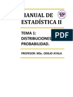 ESTADÍSTICA II_Tema 1. Distribuciones de Probabilidad