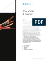 Wire, Cable & Conduit: in This Chapter