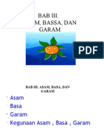 MATERI-ASAM, BASSA, DAN GARAM