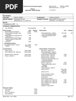Homeowners Insurance Declaration Sample | PDF | Insurance | Home Insurance