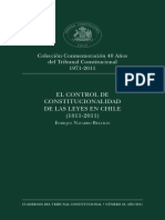 Navarro - Control de constitucionalidad de las leyes en Chile