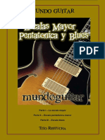 Escalas Mayor, Pentatonica y Blues - Tito Restucha