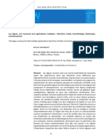 Les Algues Une Ressource Aux Applications Multiples - Nutrition Santé Cosmétologie Bioénergie Environnement