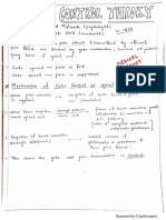 Gate Control Theory Handwritten Notes